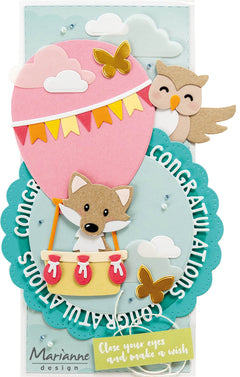 Marianne Design Collectables Die - Hot Air Balloon By Marleen-2