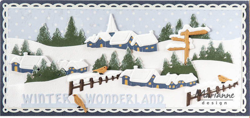 Marianne Design Creatables Die - Tiny's Snowy Village-4
