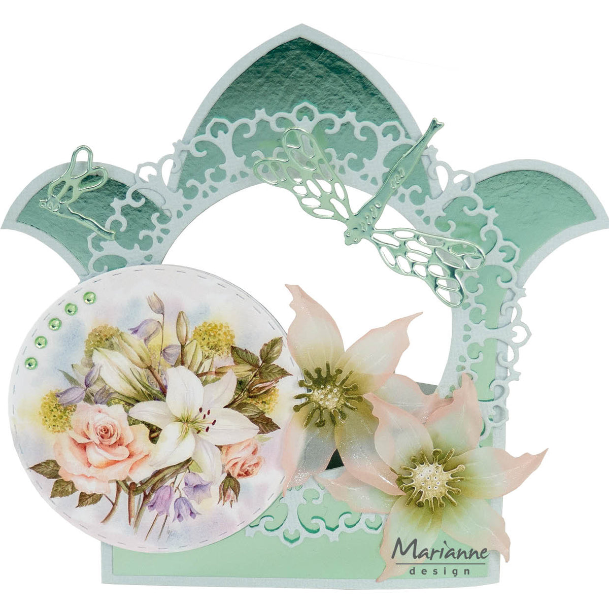Marianne Design A4 Cutting Sheet - Mattie's Circles - Spring-2
