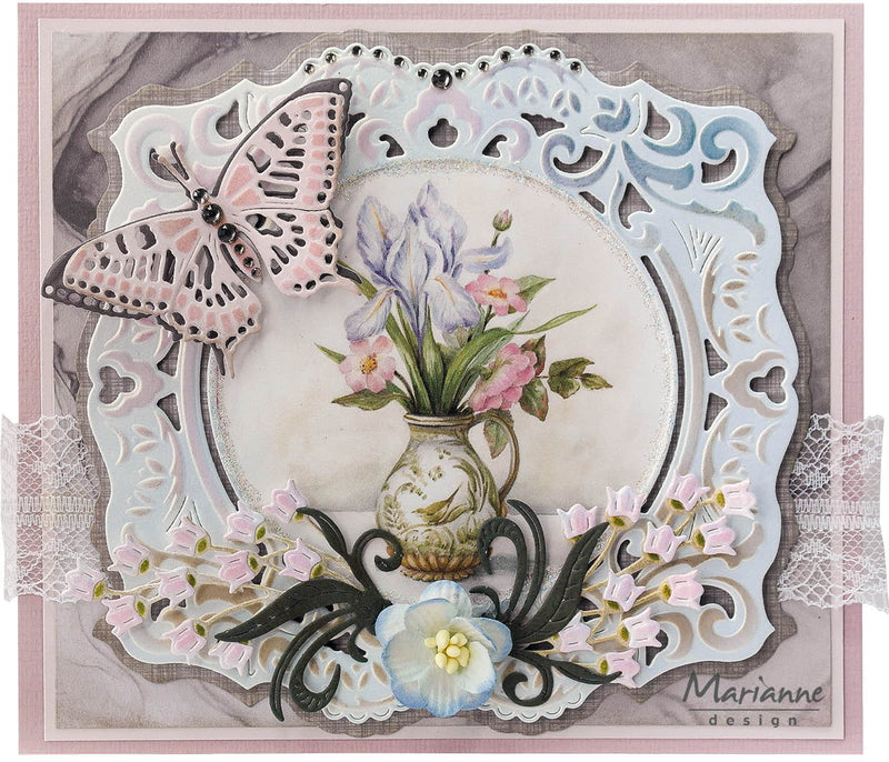 Marianne Design A4 Cutting Sheet - Mattie's Mooiste Vases-2