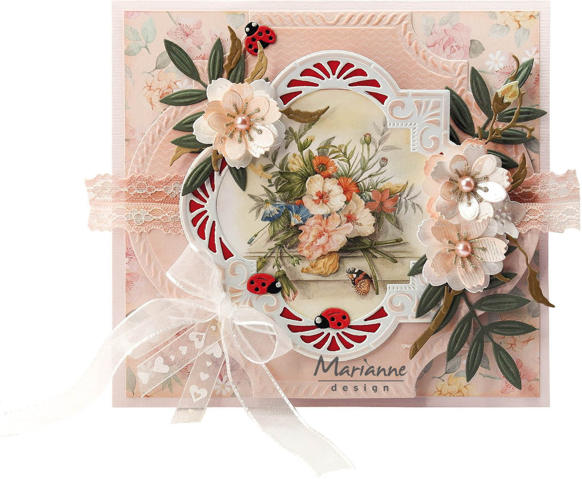 Marianne Design A4 Cutting Sheet - Mattie's Mooiste Spring Bouquets-2