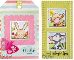 Marianne Design Craftables Die - Mini Slimline - 2 Squares-2