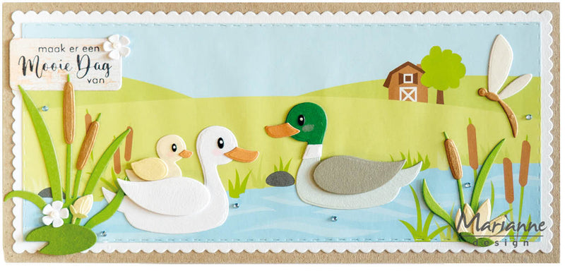 Marianne Design Craftables Die - Ducks By Marleen-4