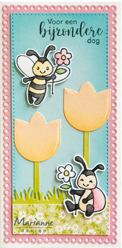 Marianne Design Craftables Die - Slimline Flowers-5