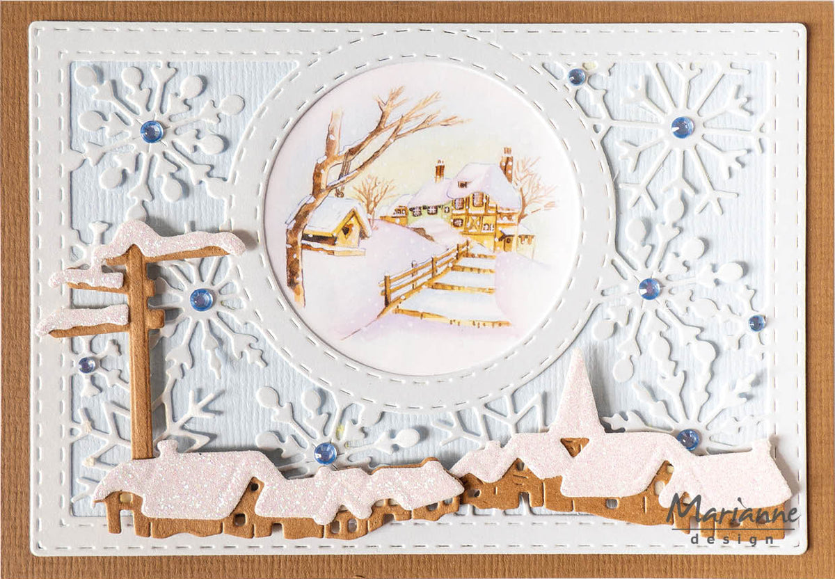 Marianne Design Creatables Die - Rectangle Snowflakes-2