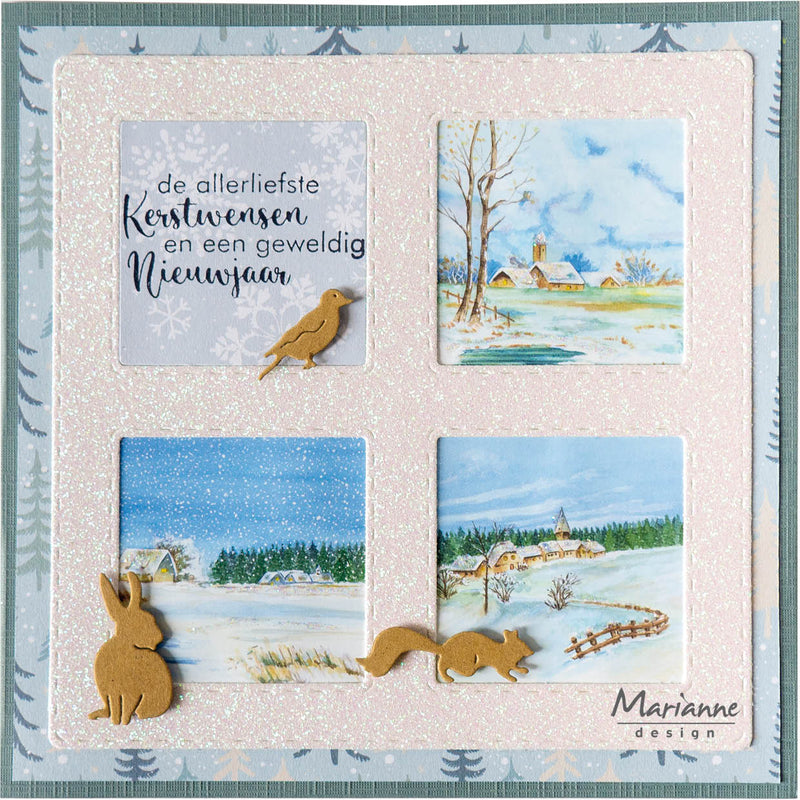 Marianne Design A4 Cutting Sheet -Tiny's Mini's Winter-3