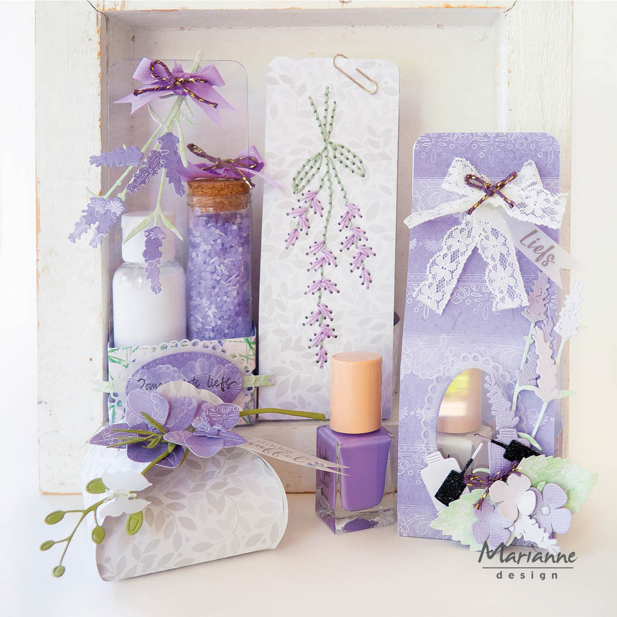 Marianne Design Pochoir Créatif - Cadeau de Beauté-2
