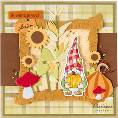 Marianne Design Stamp & Die Set - Mr. Autumn Gnome-2