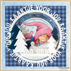 Marianne Design Clear Stamp - Le gnome et le pingouin d'Hetty-2