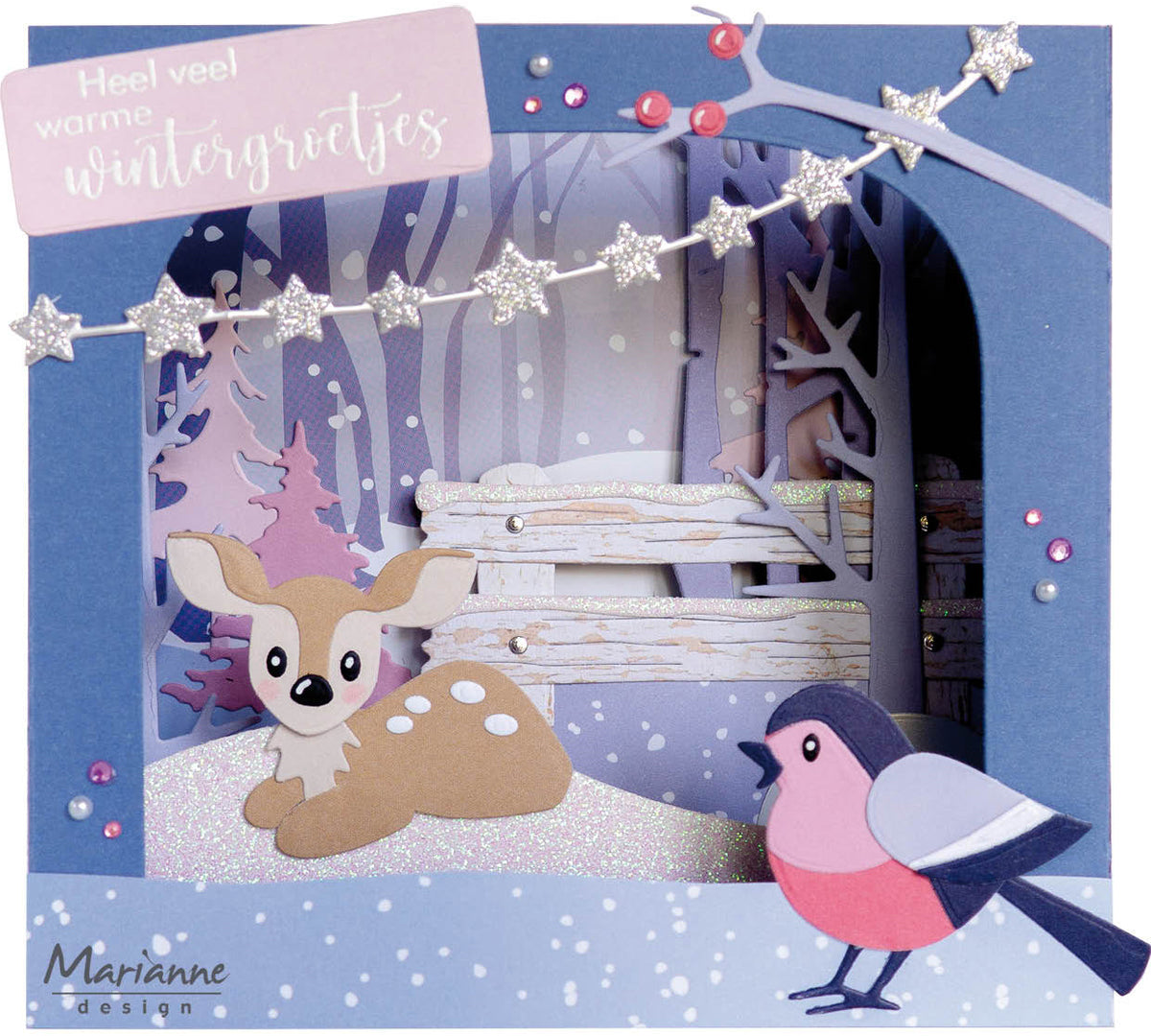 Marianne Design Craftables Matrice de découpe - Petite boîte carte-2