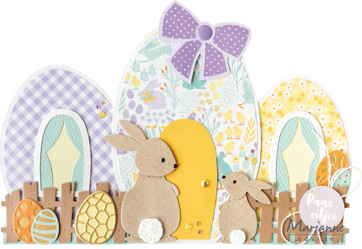 Marianne Design Craftables Matrice de découpe - Matrice de découpe XL Œufs-3