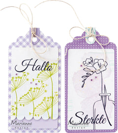 Sello transparente Marianne Design - Silhouette Art - Fresia-3