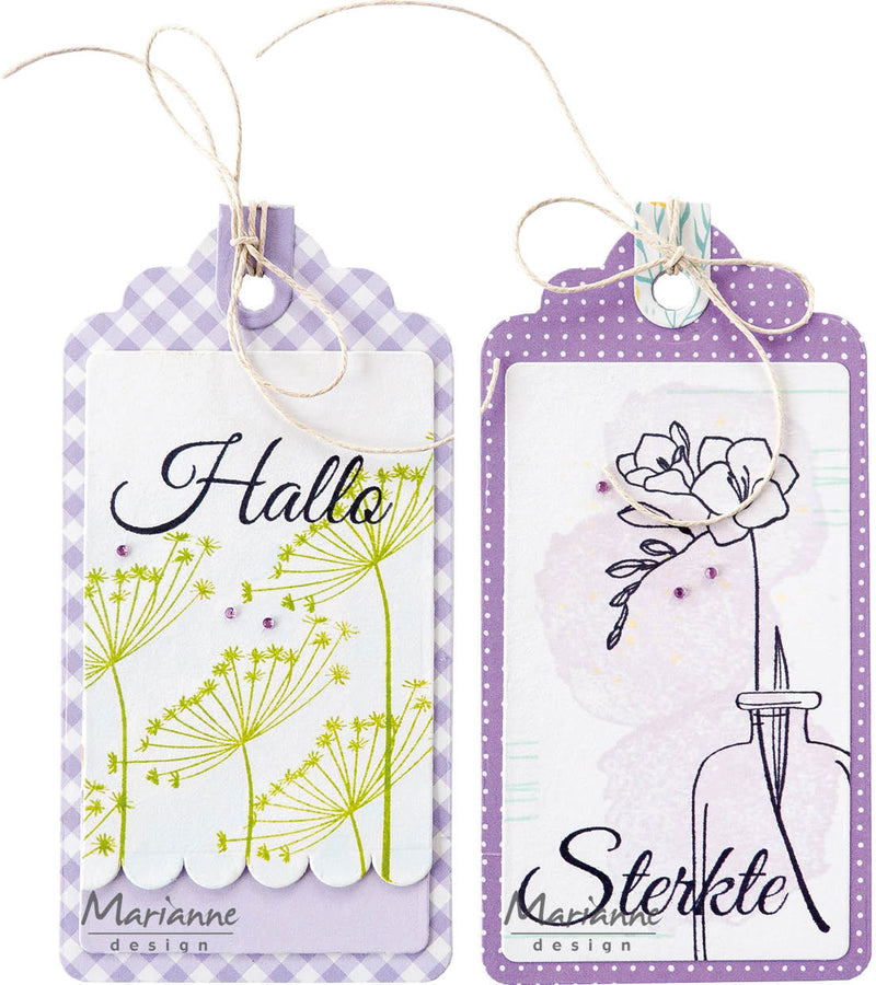Sello transparente Marianne Design - Silhouette Art - Fresia-3