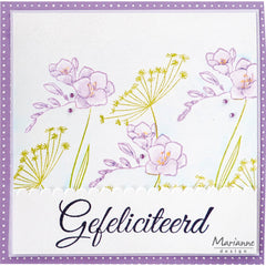 Sello transparente Marianne Design - Silhouette Art - Fresia-4
