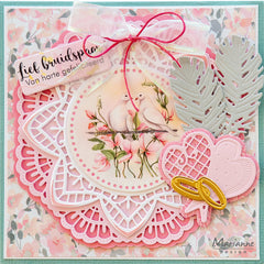 Marianne Design Creatables Die - Anja's Elegant Circle With Hearts-3