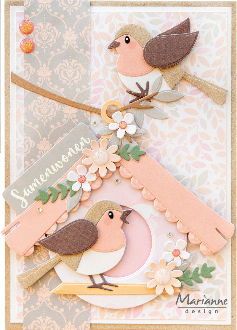Marianne Design Collectables Die - Birdhouses By Marleen-2