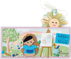 Troquel Marianne Design Collectables - Sol y nubes por Marleen-2