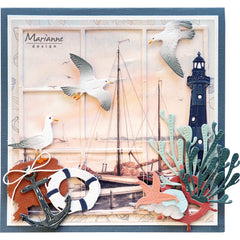 Marianne Design XL Cutting Sheet - Mattie's Mooiste - Harbor-2