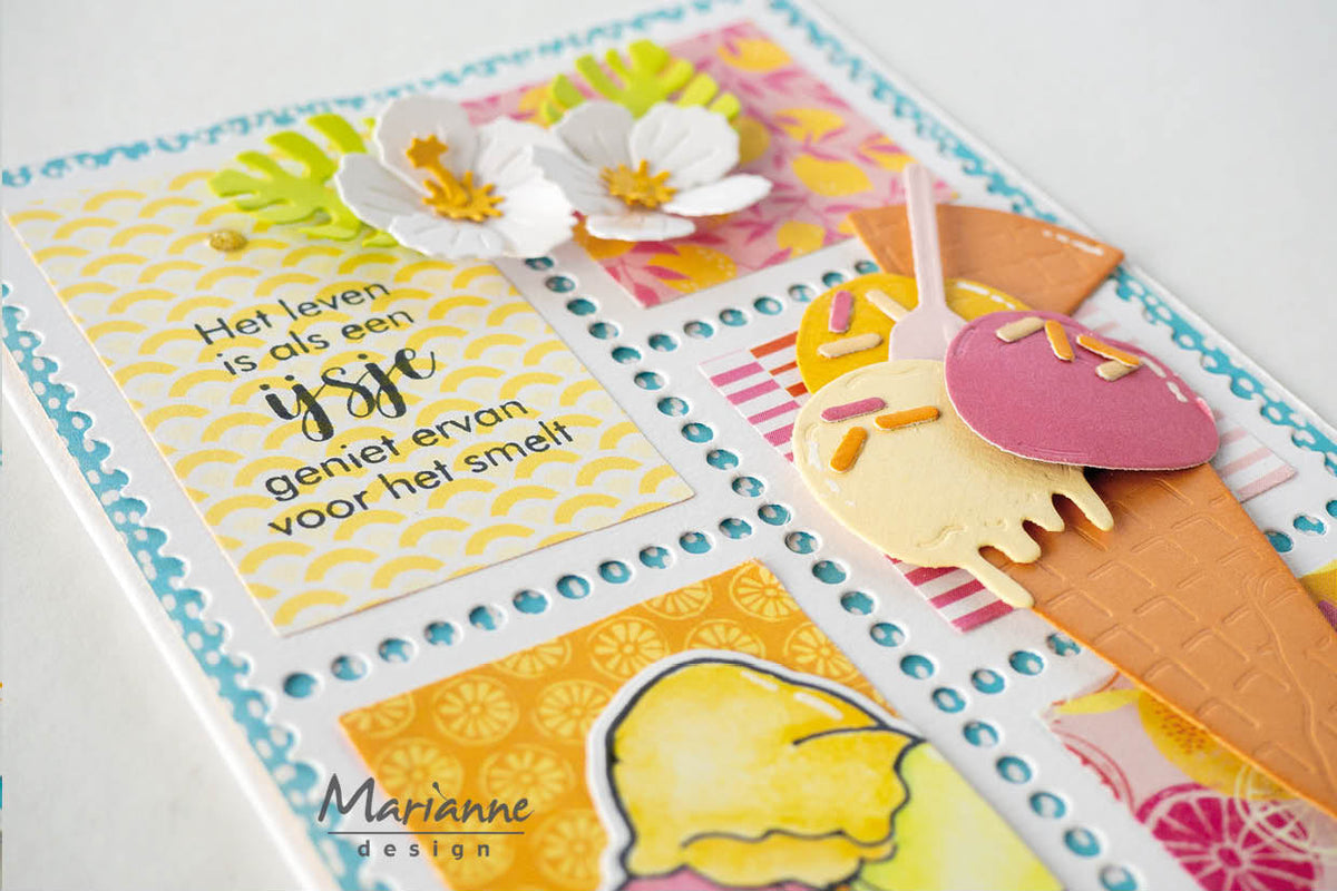 Marianne Design Craftables Die - Layout - A6 Stamps-4
