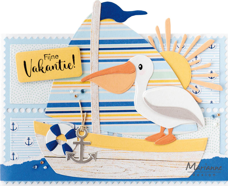 Matrice de découpe Marianne Design Collectables - Bateau de Marleen-3