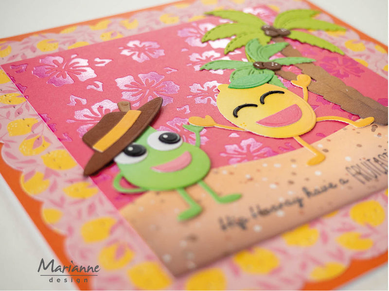 Marianne Design Craftables Die - Hot Foil - Hibiscus-3