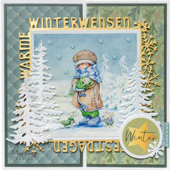 Marianne Design 6x12 Cardstock - Christmas At Home-2