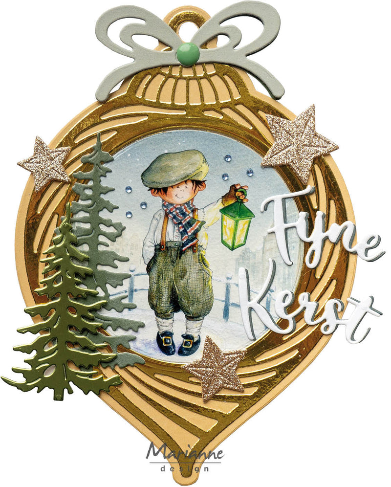 Marianne Design 6x12 Cardstock - Christmas At Home-4