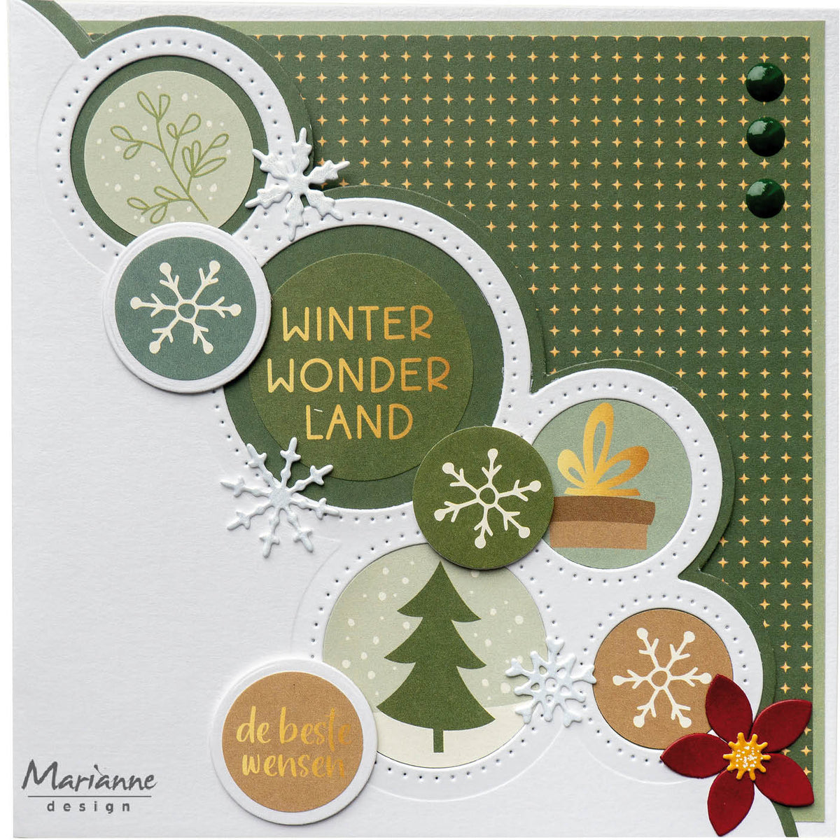 Marianne Design 6x12 Cardstock - Christmas At Home-5