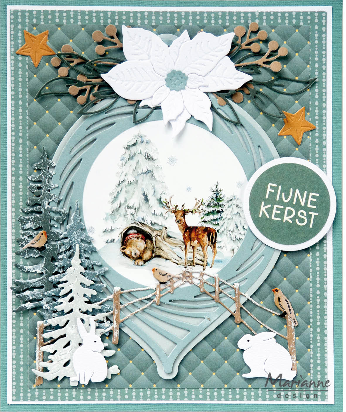 Marianne Design 6x12 Cardstock - Christmas At Home-6