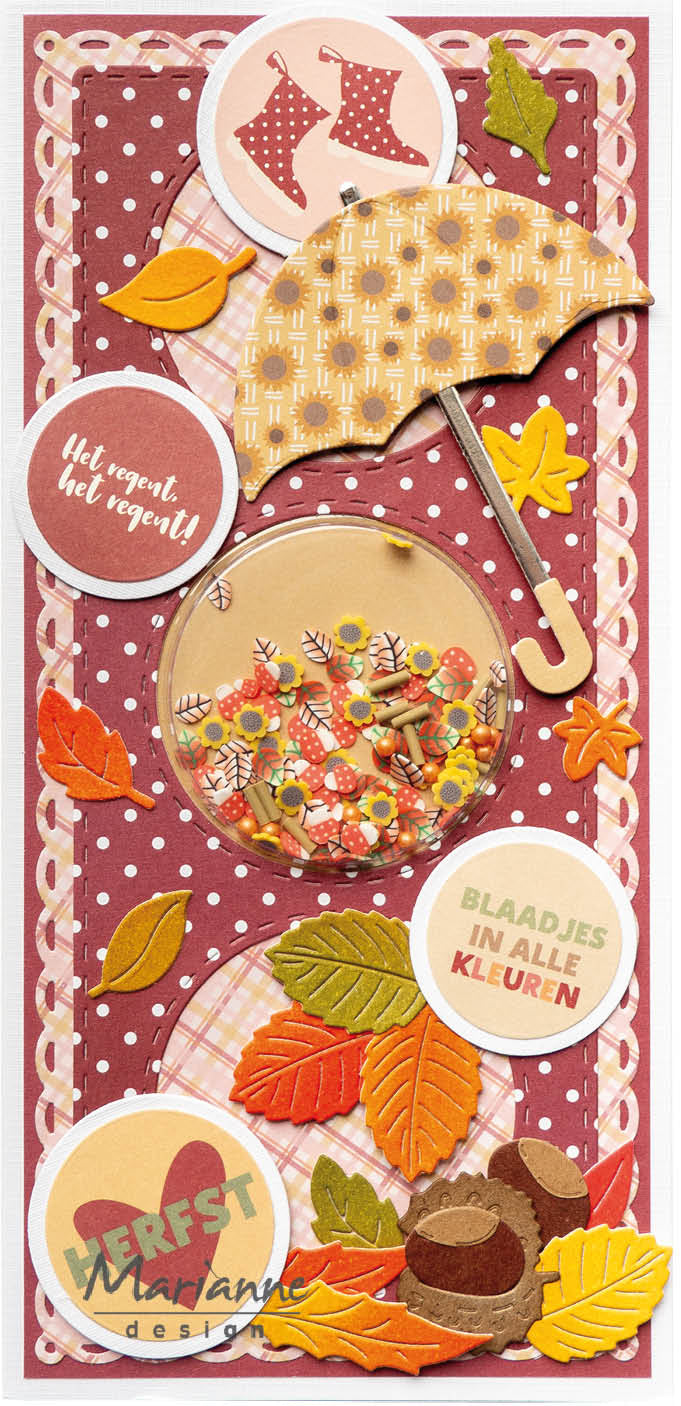Matrice de découpe Marianne Design Craftables - Glands et châtaignes Tiny-3