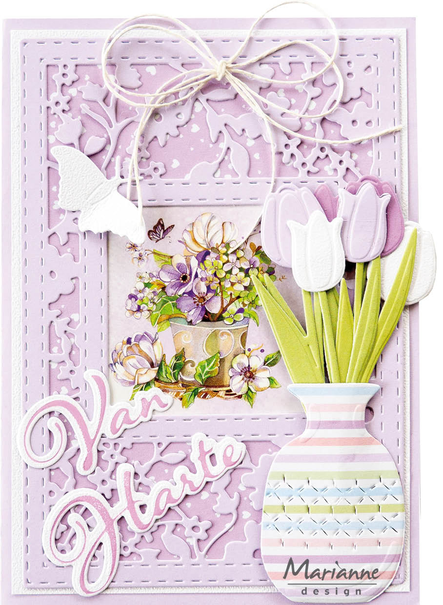 Troquel Marianne Design Craftables - Troquel de corte XL Mariposas-3