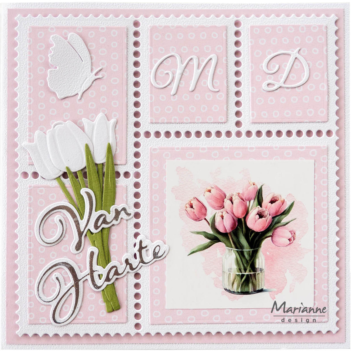 Troquel Marianne Design Craftables - Troquel de corte XL Mariposas-4