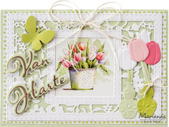 Marianne Design Creatables Die - Rectangle Flowers-4