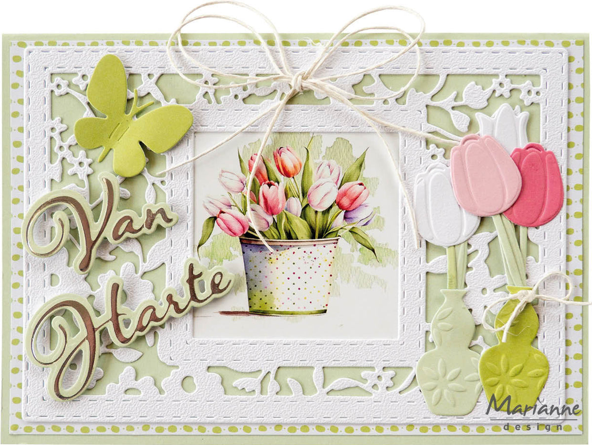 Troquel Marianne Design Craftables - Troquel de corte XL Mariposas-5