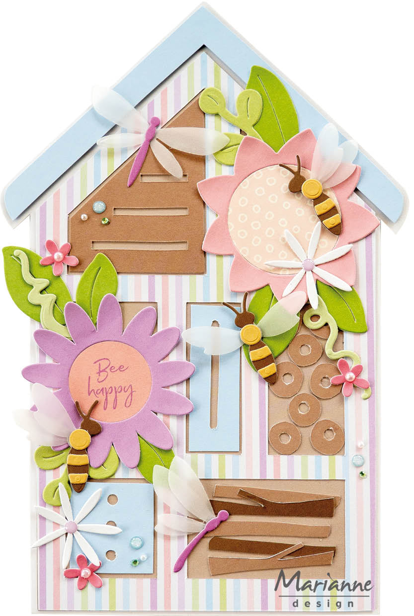Marianne Design Craftables Die - Bees by Marleen-2