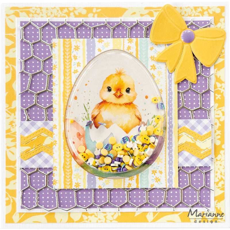 Troquel Marianne Design Craftables - Fondo - Malla de gallinero-2