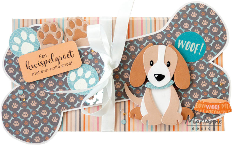 Marianne Design Craftables Die - Two Paws-2