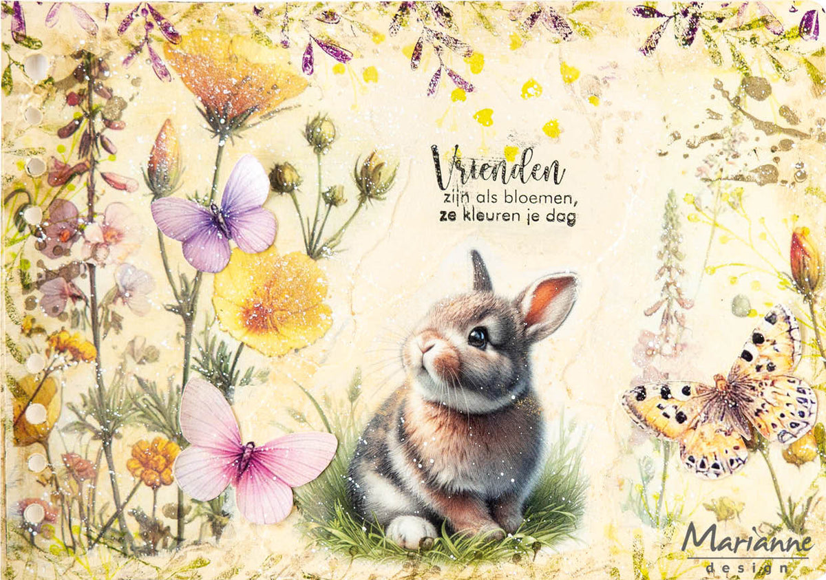 Marianne Design A4 Art Journaling Set - by Fairybells-4