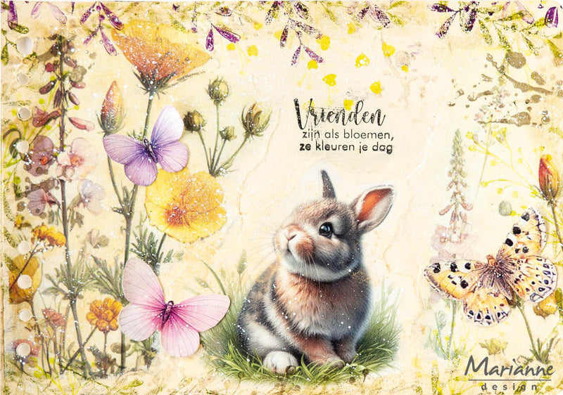 Marianne Design A4 Art Journaling Set - by Fairybells-4