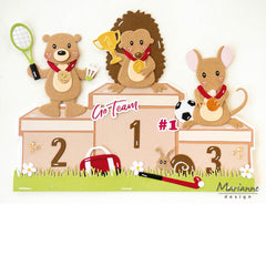 Marianne Design A5 Paper Set - Go Team by Marleen-3