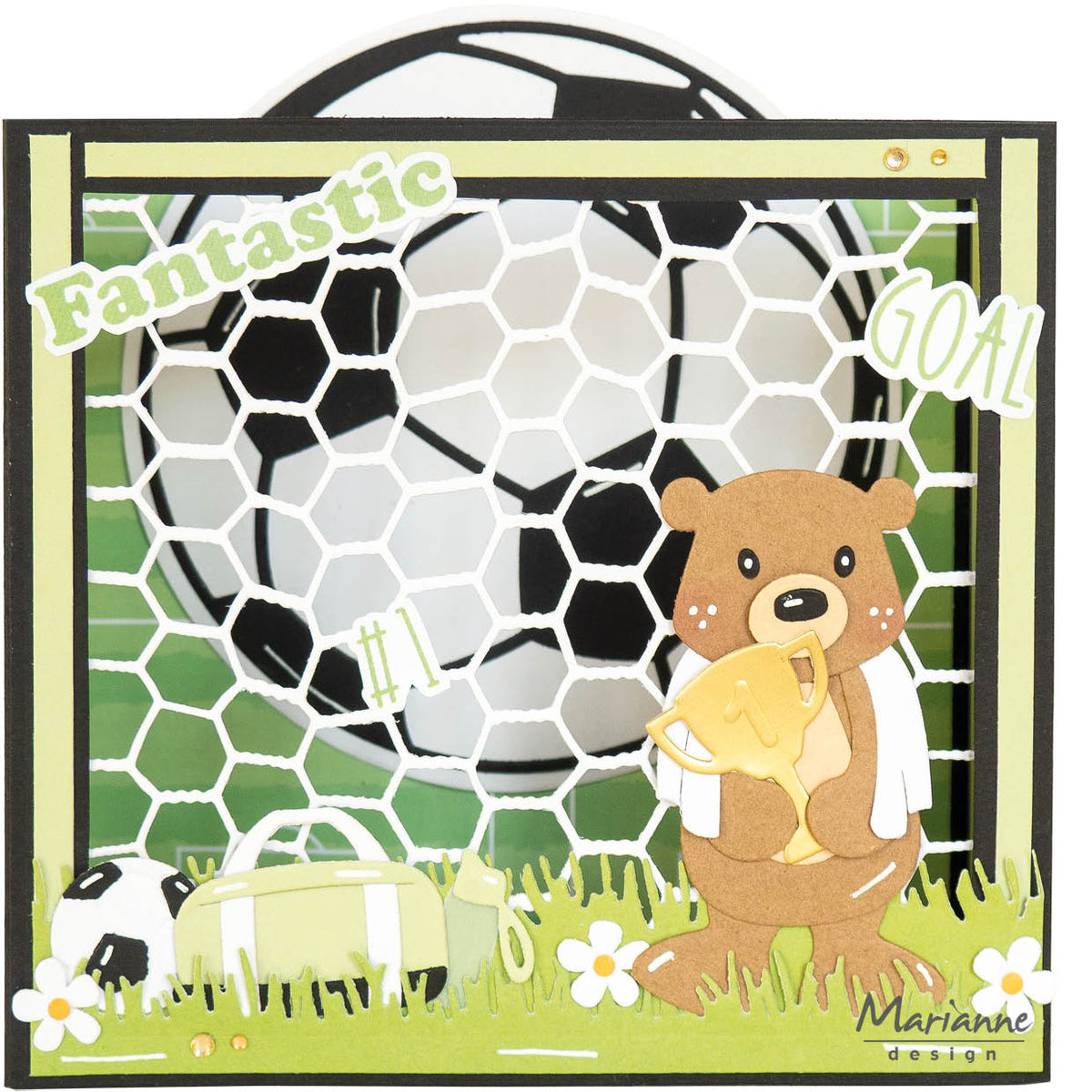 Marianne Design Craftables Die - Soccer Ball-2