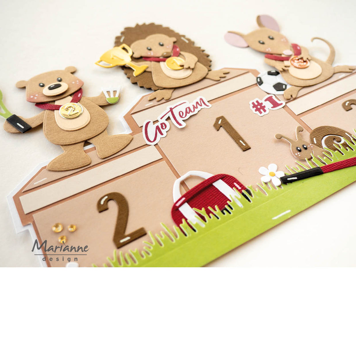 Marianne Design Craft Stencil - Winner's Podium-3