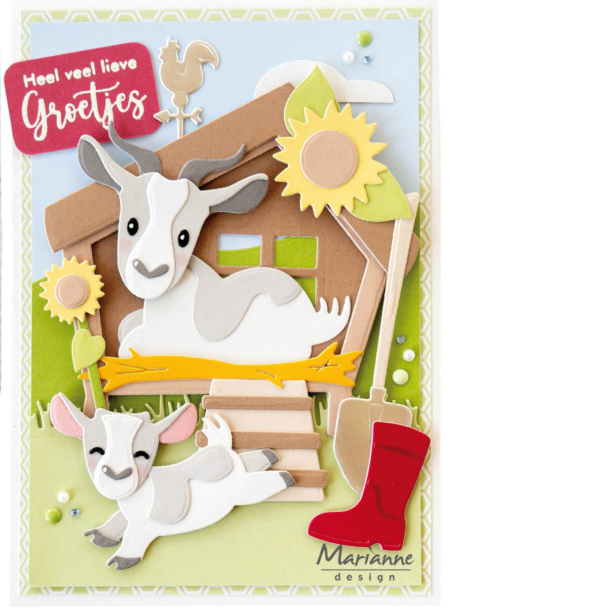 Marianne Design Collectables Die - Eline's Goat Family-3