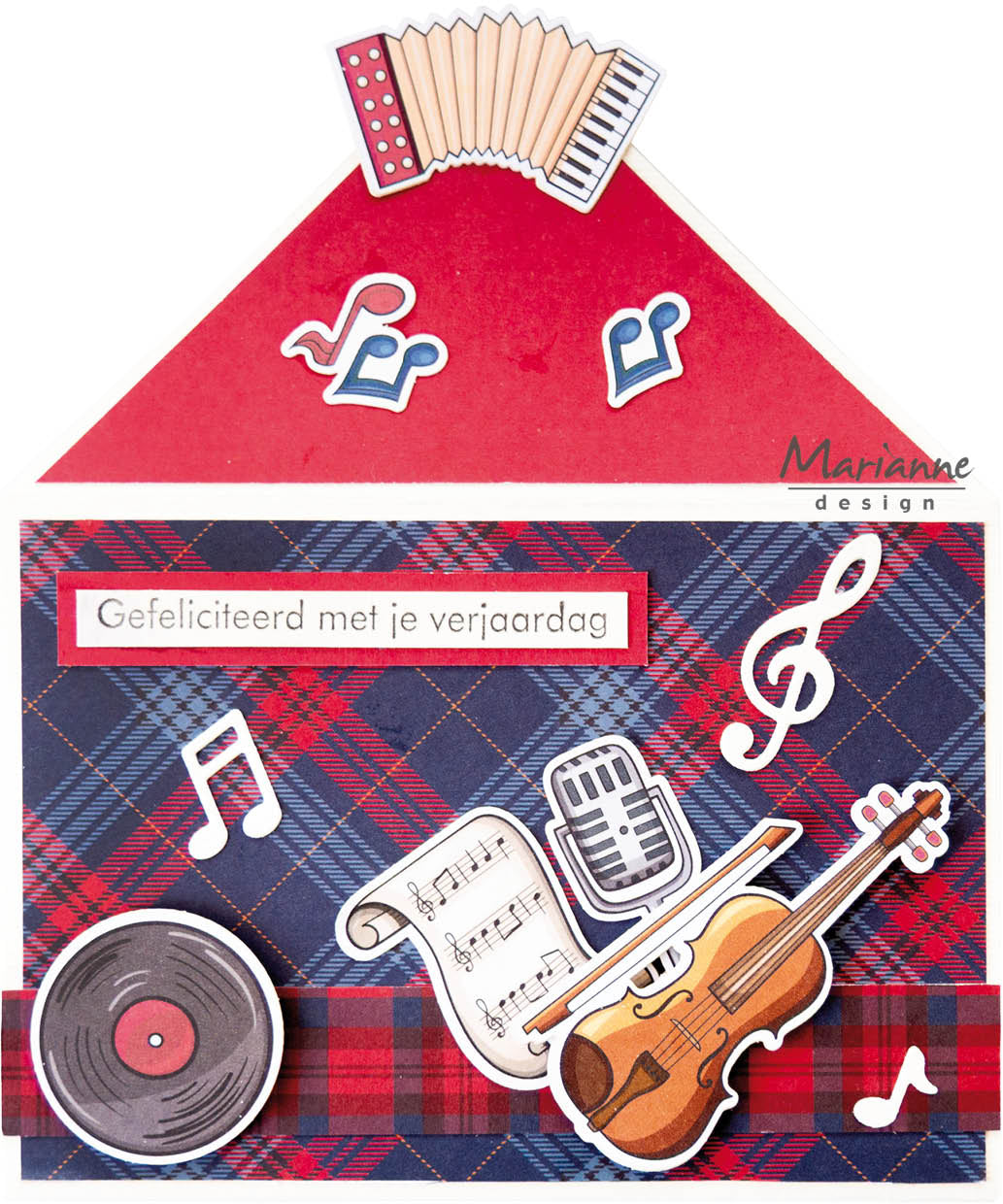 Marianne Design Bloc de Papier A4 - Salut Beau Gosses !-10