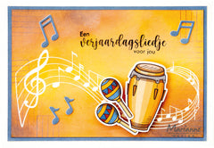 Marianne Design Craftables Matrice de découpe - Matrice de découpe XL - Musique-6