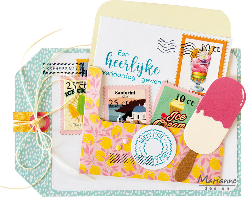 Marianne Design Stamp & Die Set - Postage Stamp-5