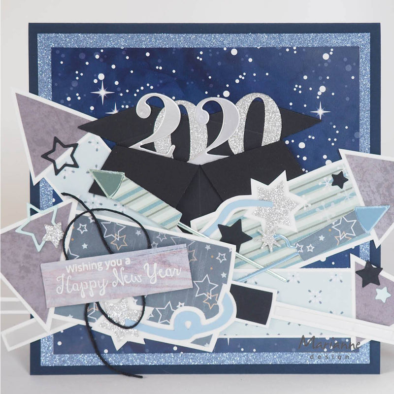 Craft Stencil Fireworks by Marleen-2