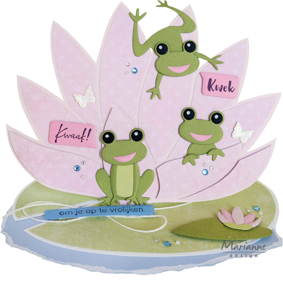 Craft Stencil Waterlily by Marleen-2