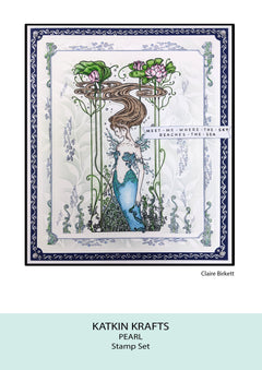 Katkin Krafts Pearl 6 in x 8 in Clear Stamp Set-2