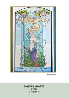 Katkin Krafts Pearl 6 in x 8 in Clear Stamp Set-4